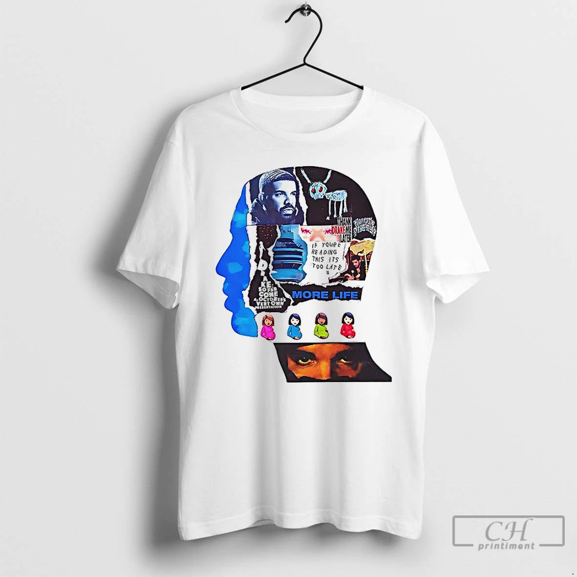 Classic Drake Mind Collage 2025 T Shirts Hoodie Sweatshirt | PurePodTees.com