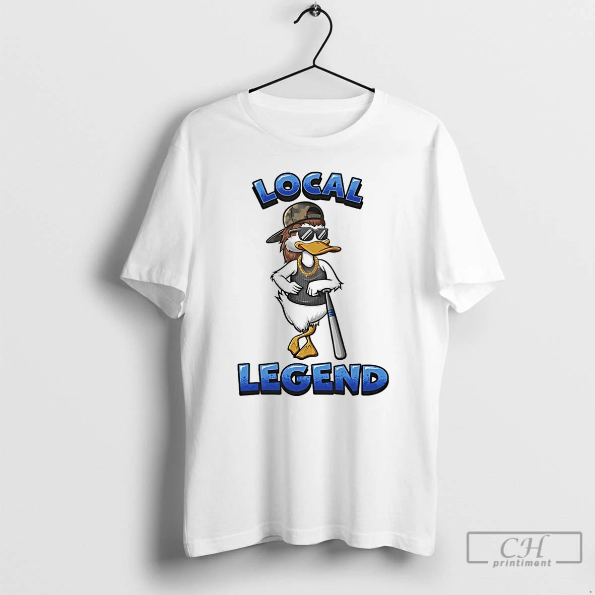Classic Duck Baseball Local Legend Mascot T Shirts Hoodie Sweatshirt | PurePodTees.com