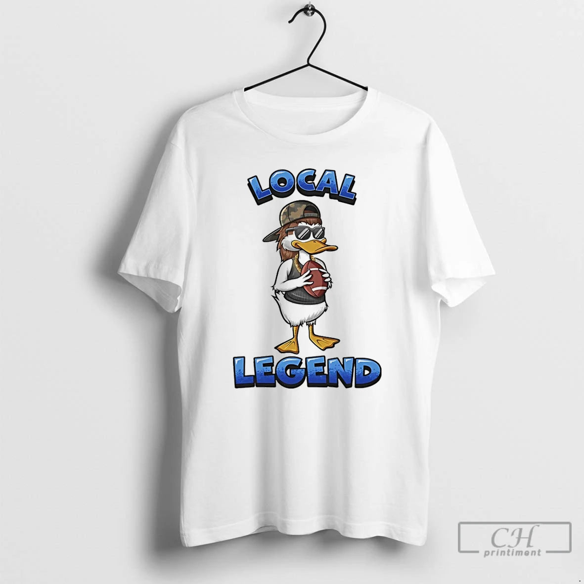 Classic Duck Football Local Legend Mascot T Shirts Hoodie Sweatshirt | PurePodTees.com