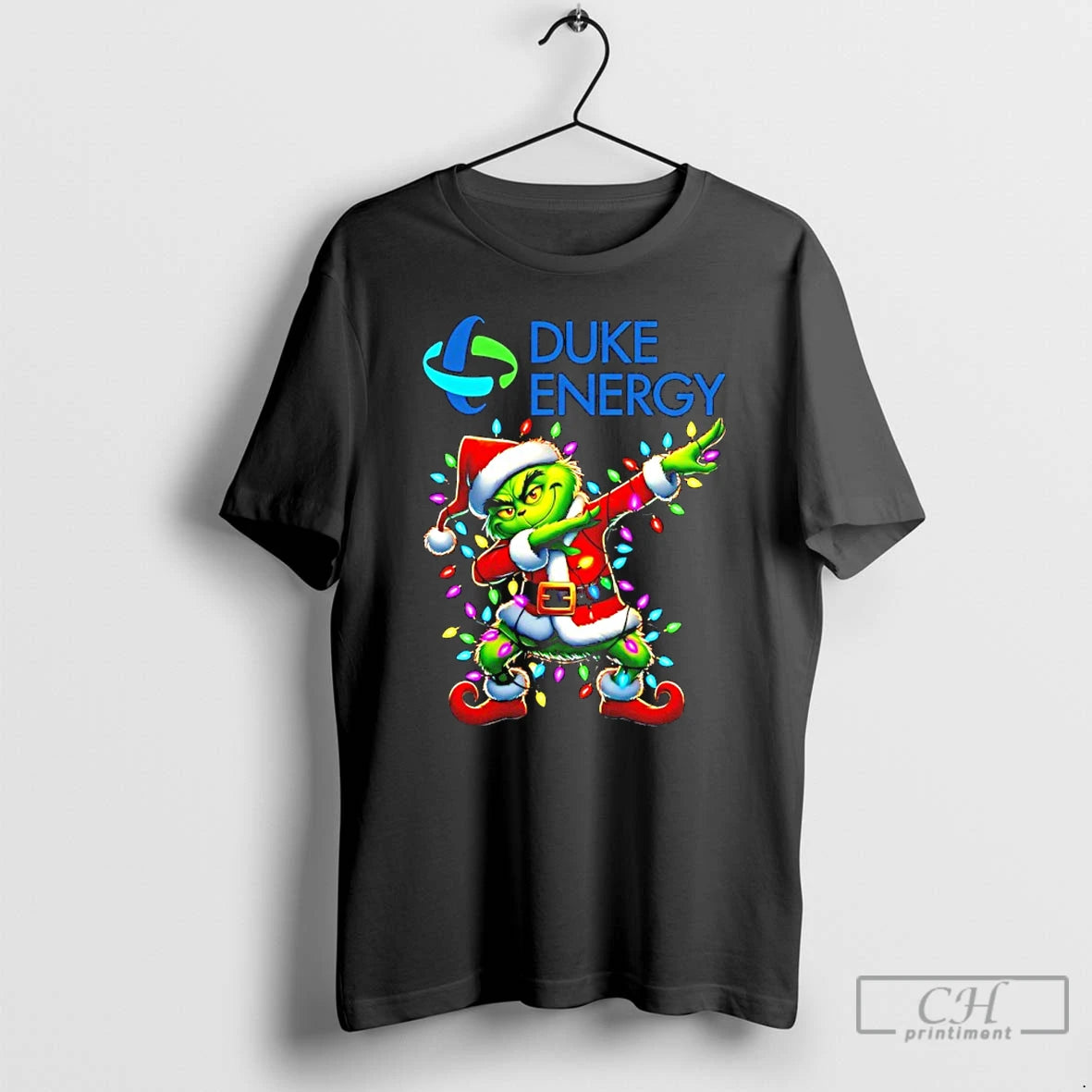 Classic Duke Energy X Grinch Dabbing Christmas 2025 T Shirts Hoodie Sweatshirt | PurePodTees.com