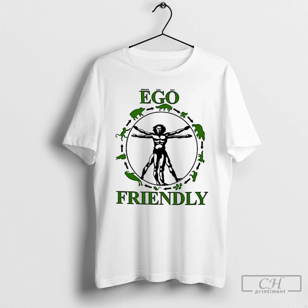 Classic Ego Edging God Out Friendly Food Chain T Shirts Hoodie Sweatshirt | PurePodTees.com