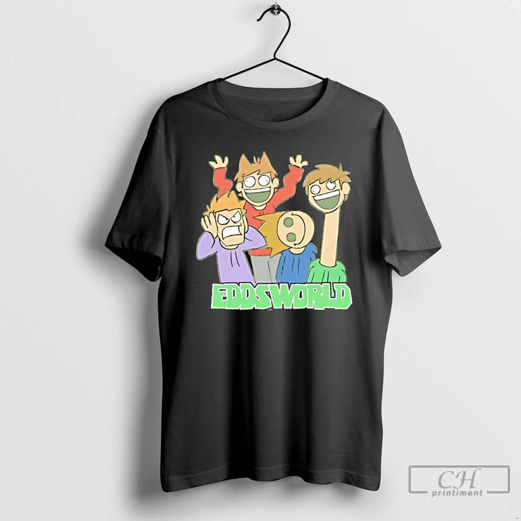 Classic Eddsworld Just A Bit Crazy Graphic T Shirts Hoodie Sweatshirt | PurePodTees.com