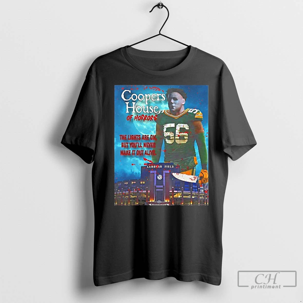 Classic Edgerrin Coopers House Of Horrors Green Bay Packers Shirt Hoodie Sweatshirt | PurePodTees.com
