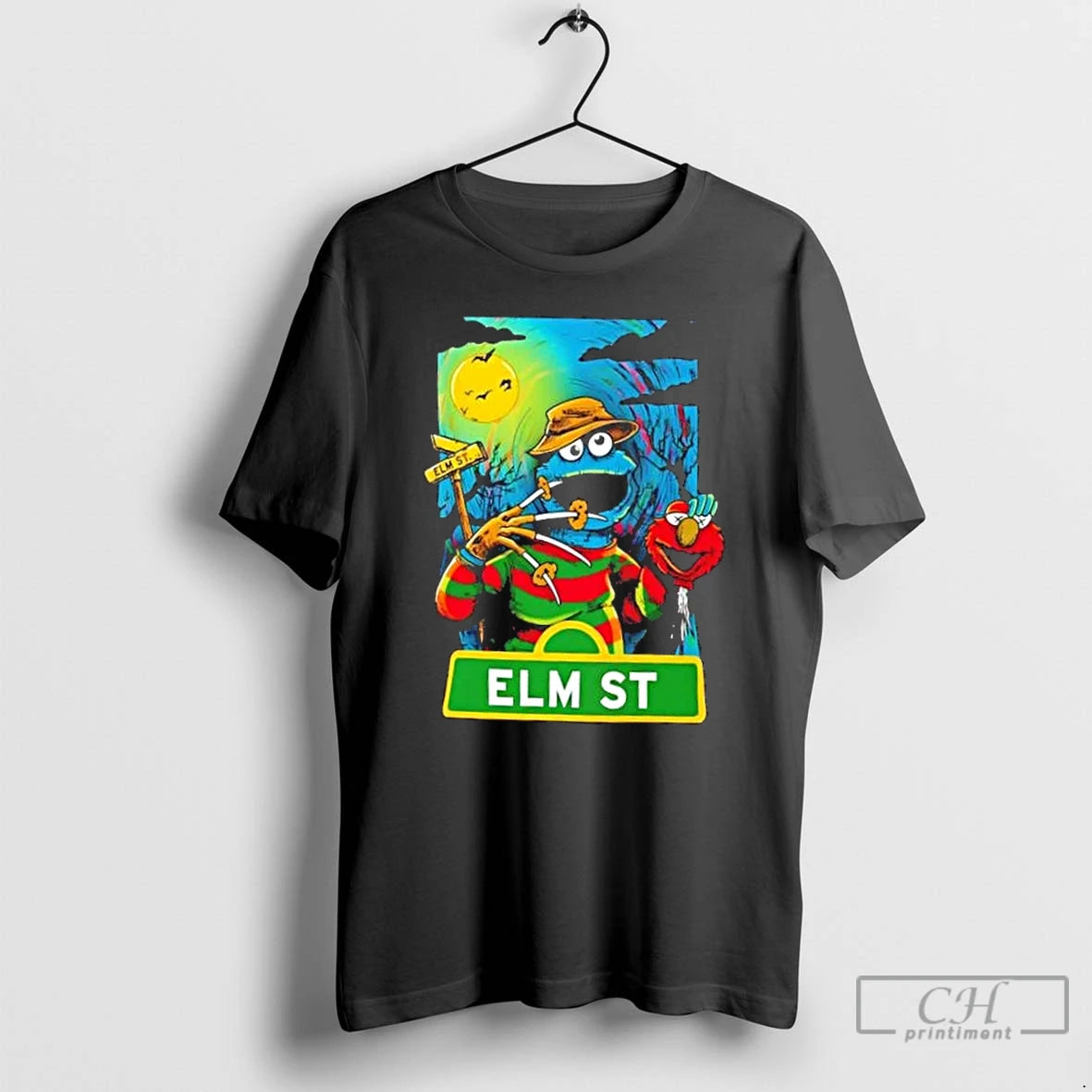 Classic Elm Street Monster Horror Parody T Shirts Hoodie Sweatshirt | PurePodTees.com