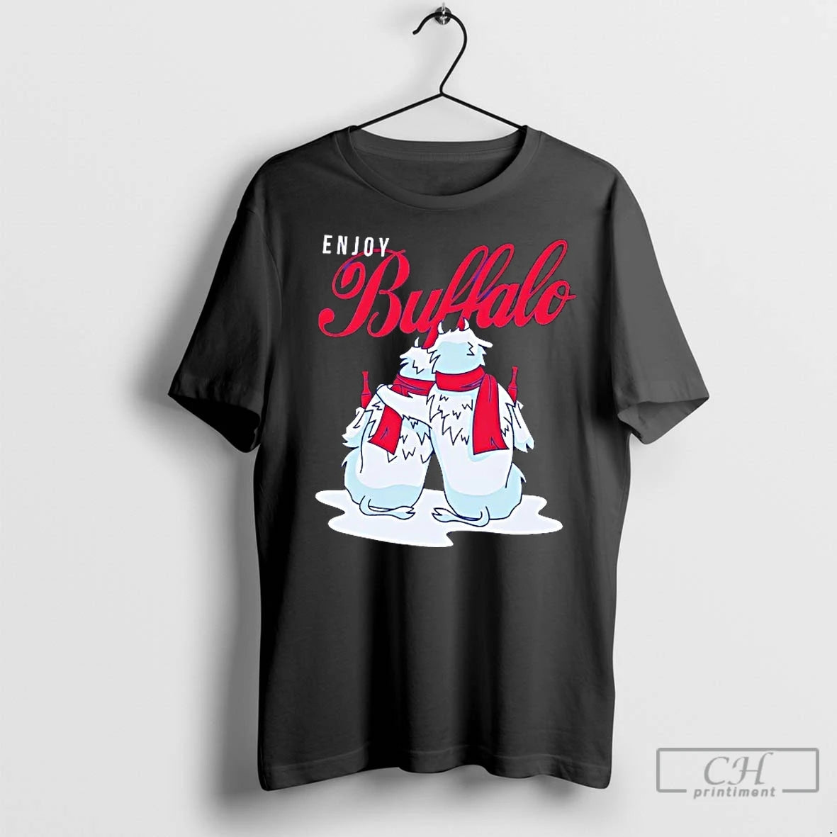 Classic Enjoy Buffalo Snowmen Christmas Vintage Shirt Hoodie Sweatshirt | PurePodTees.com