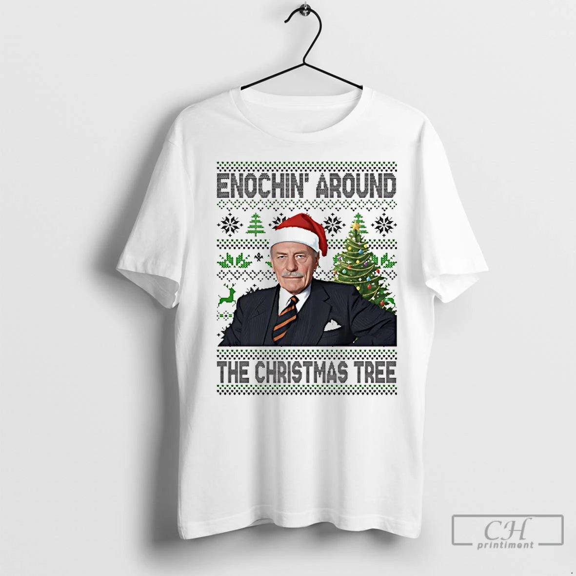 Classic Enoch Powell Enochin Around The Christmas Tree Shirt Hoodie Sweatshirt | PurePodTees.com