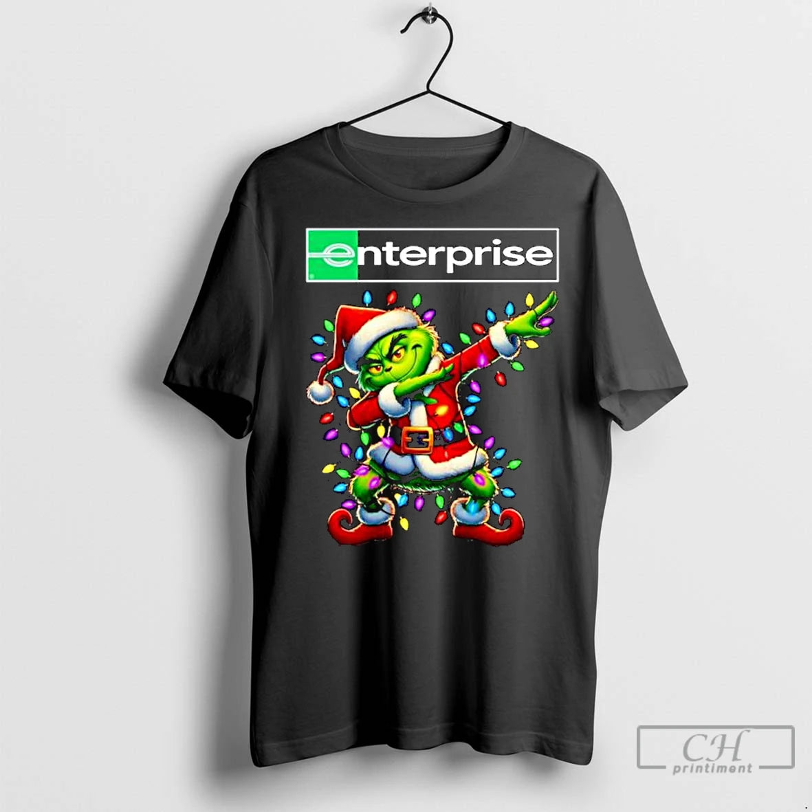 Classic Enterprise Rent A Car X Grinch Dabbing Merry Christmas Ornaments Shirt Hoodie Sweatshirt | PurePodTees.com