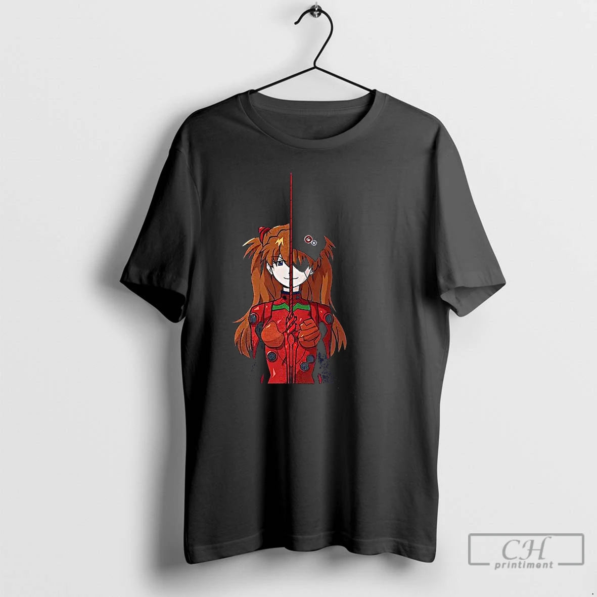 Classic Evafanworks X Blueypepe Asuka T Shirts Hoodie Sweatshirt | PurePodTees.com