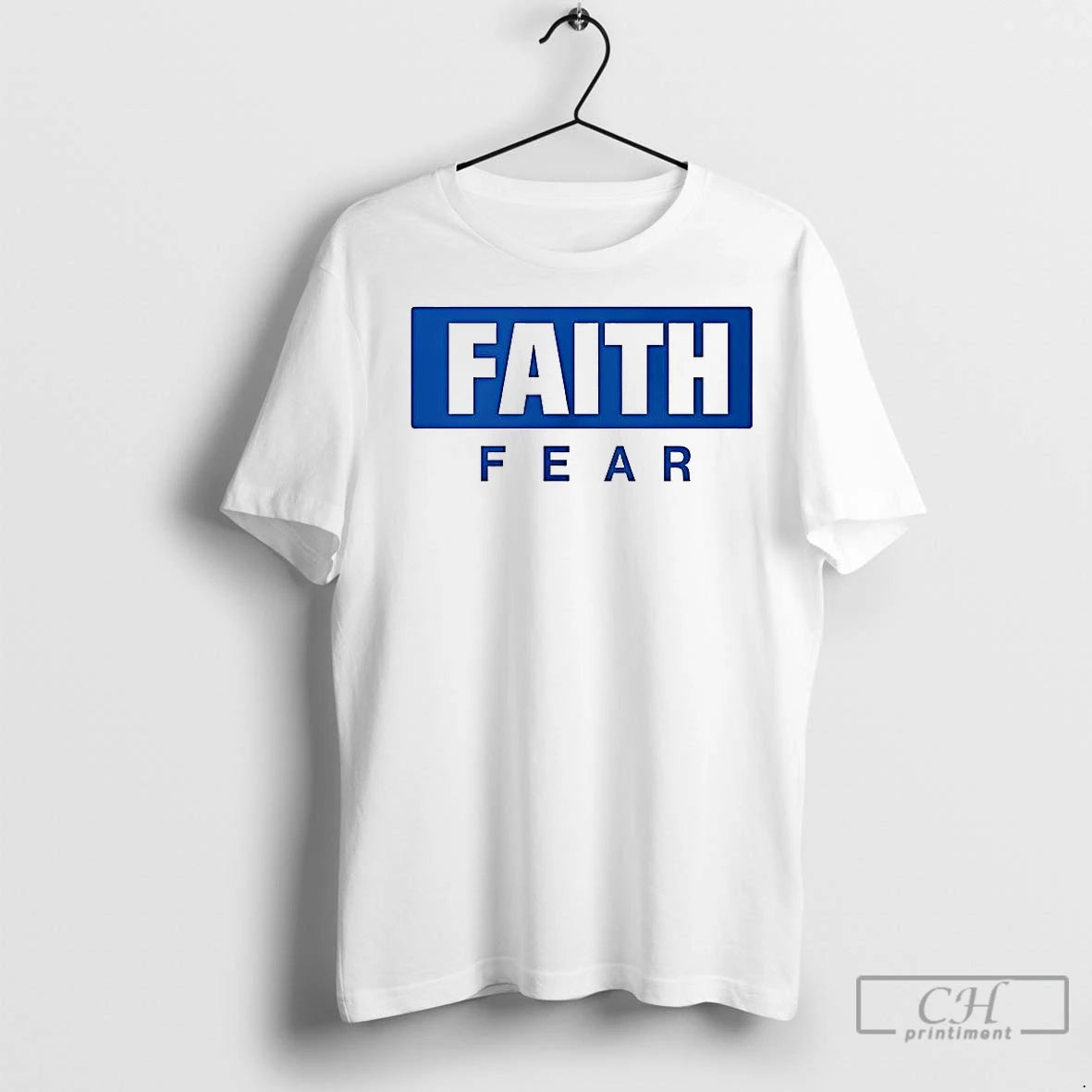 Classic Faith Fear Logo Shirt Hoodie Sweatshirt | PurePodTees.com