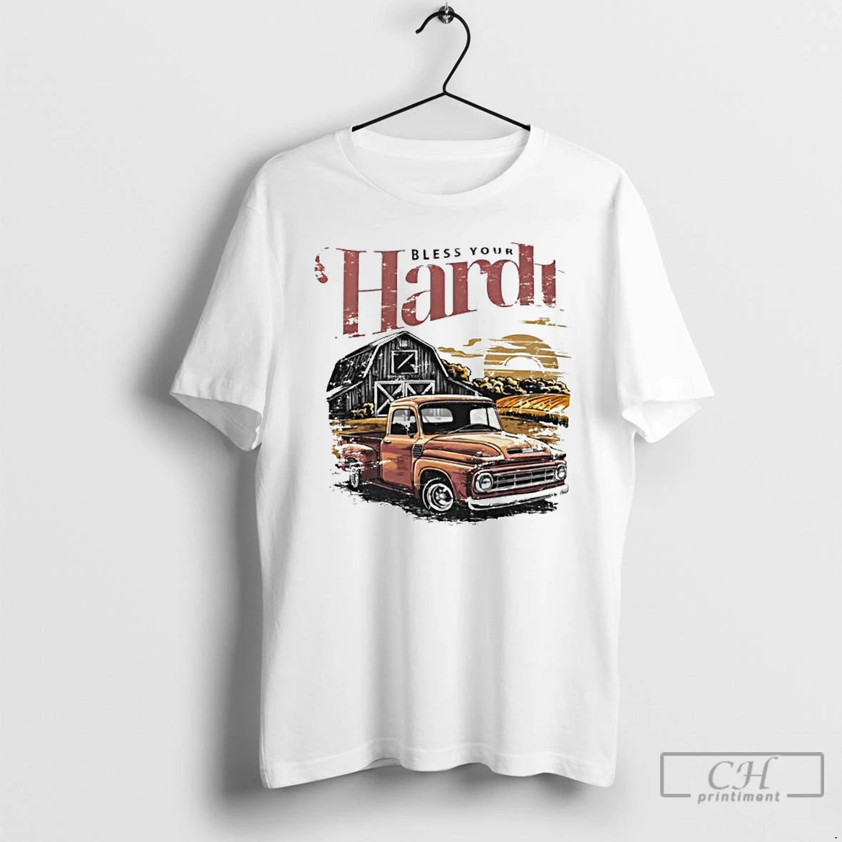 Classic Farmland Bless Your Hardt Heart Ornaments T Shirts Hoodie Sweatshirt | PurePodTees.com