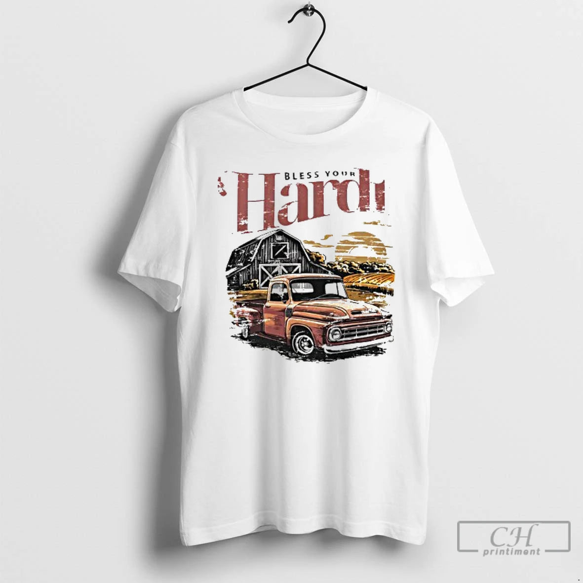 Classic Farmland Bless Your Hardt Heart T Shirts Hoodie Sweatshirt | PurePodTees.com