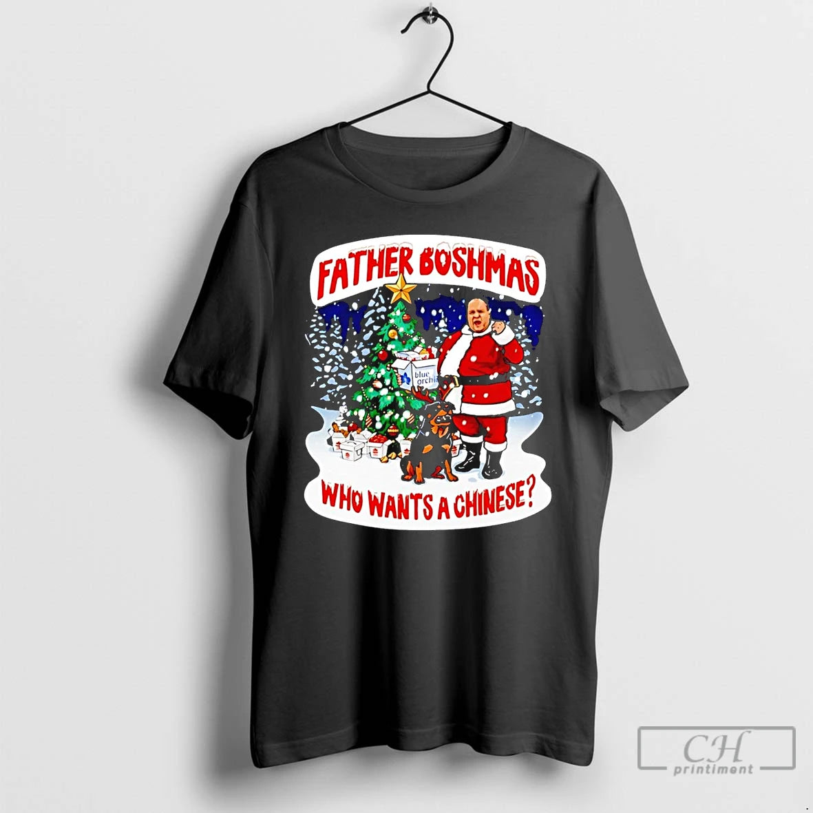 Classic Father Boshmas Who Wants A Chinese Christmas T Shirts Hoodie Sweatshirt | PurePodTees.com