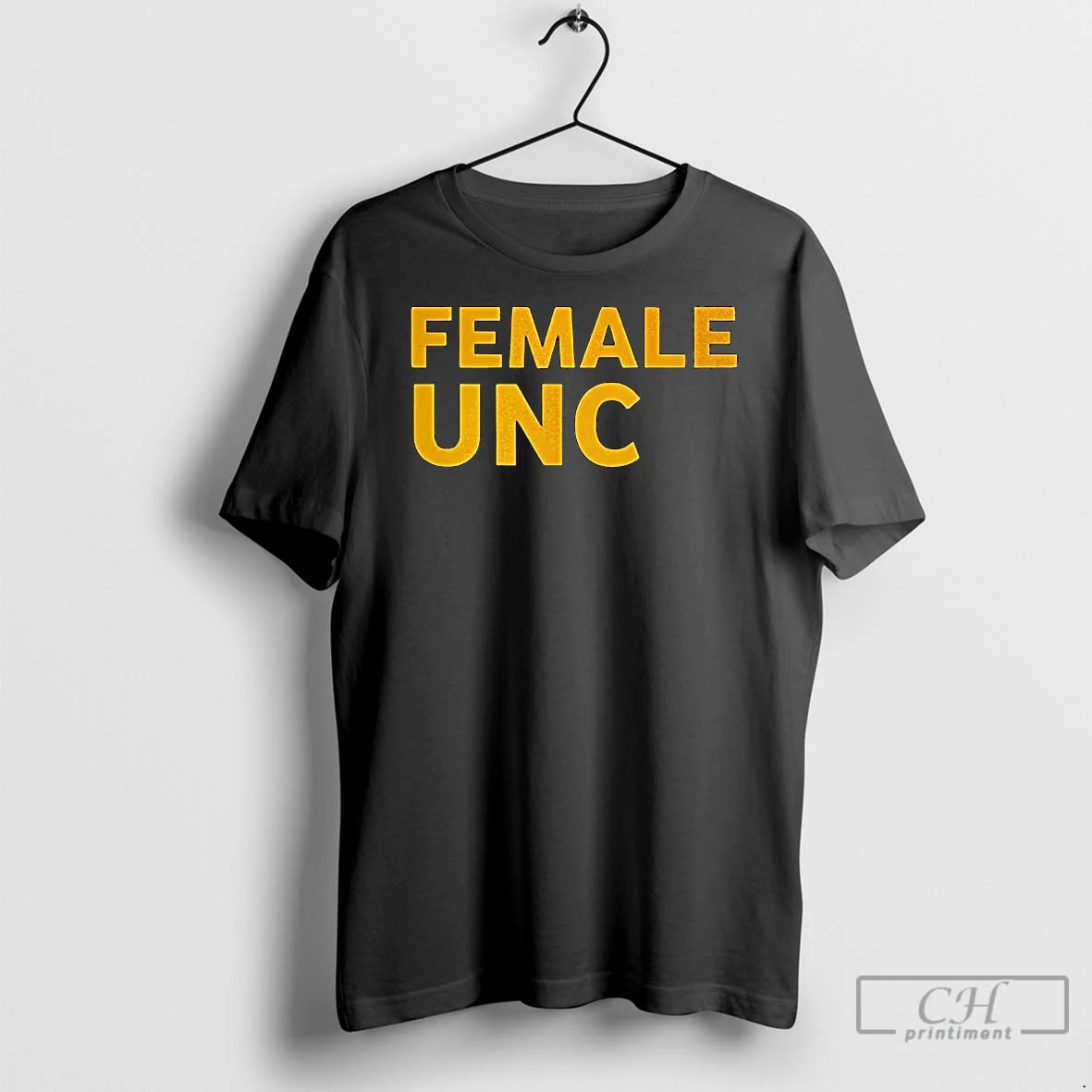 Classic Female Unc Logo Shirt Hoodie Sweatshirt | PurePodTees.com