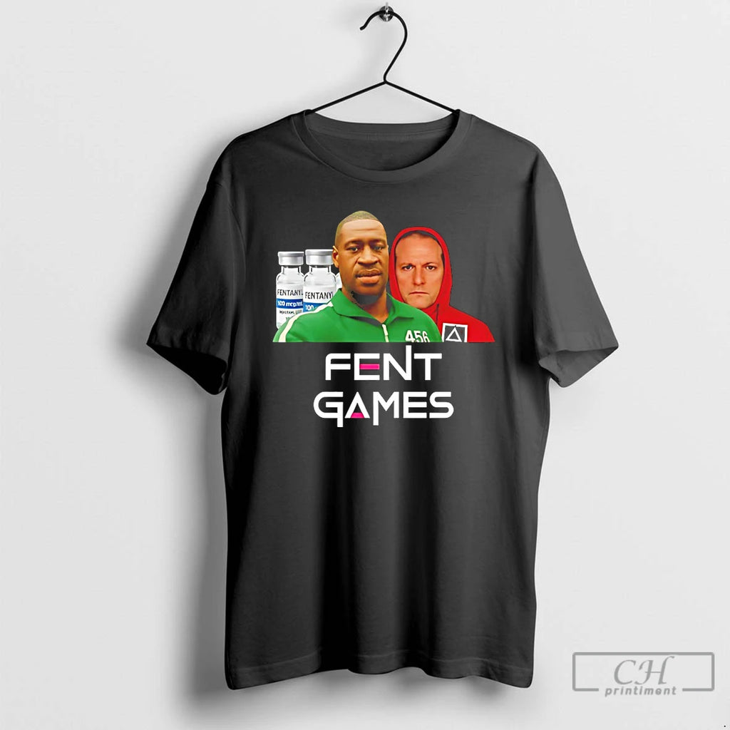 Classic Fentany X Squid Game Fent Games Remaster T Shirts