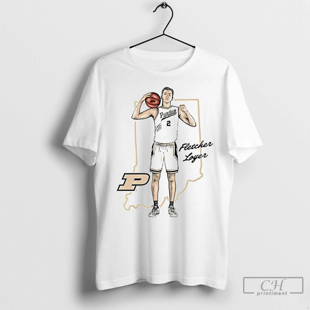 Classic Fletcher Loyer Illustrated Purdue Boilermakers