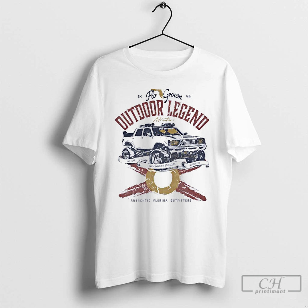 Classic Flo Grown Outdoor Legend Authentic Florida Outfitters T Shirts Hoodie Sweatshirt | PurePodTees.com