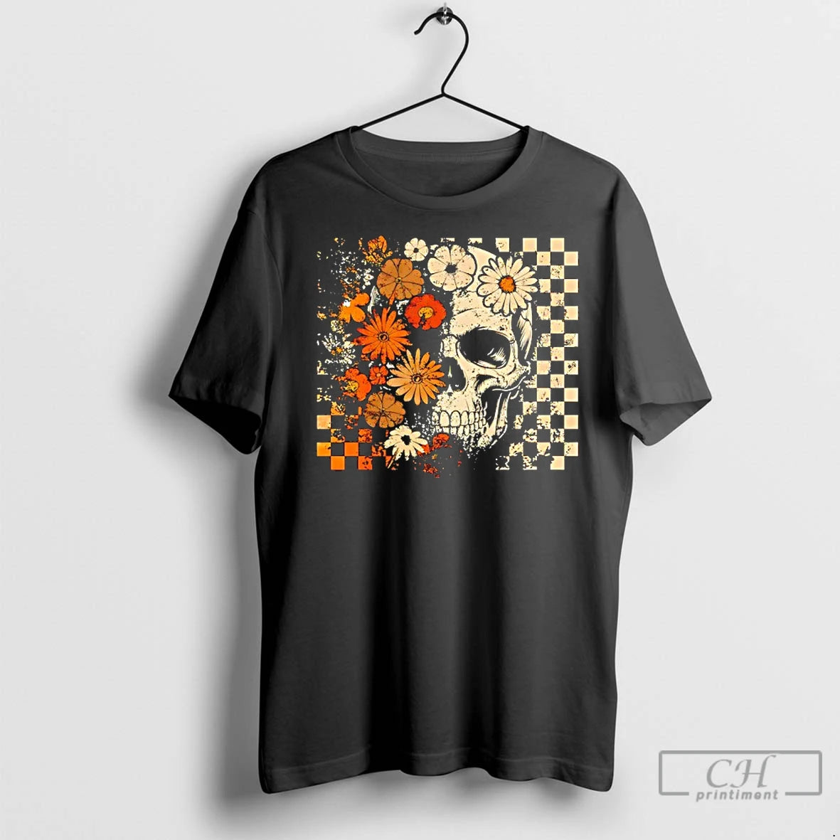 Classic Floral Woman Halloween Shirt Hoodie Sweatshirt | PurePodTees.com