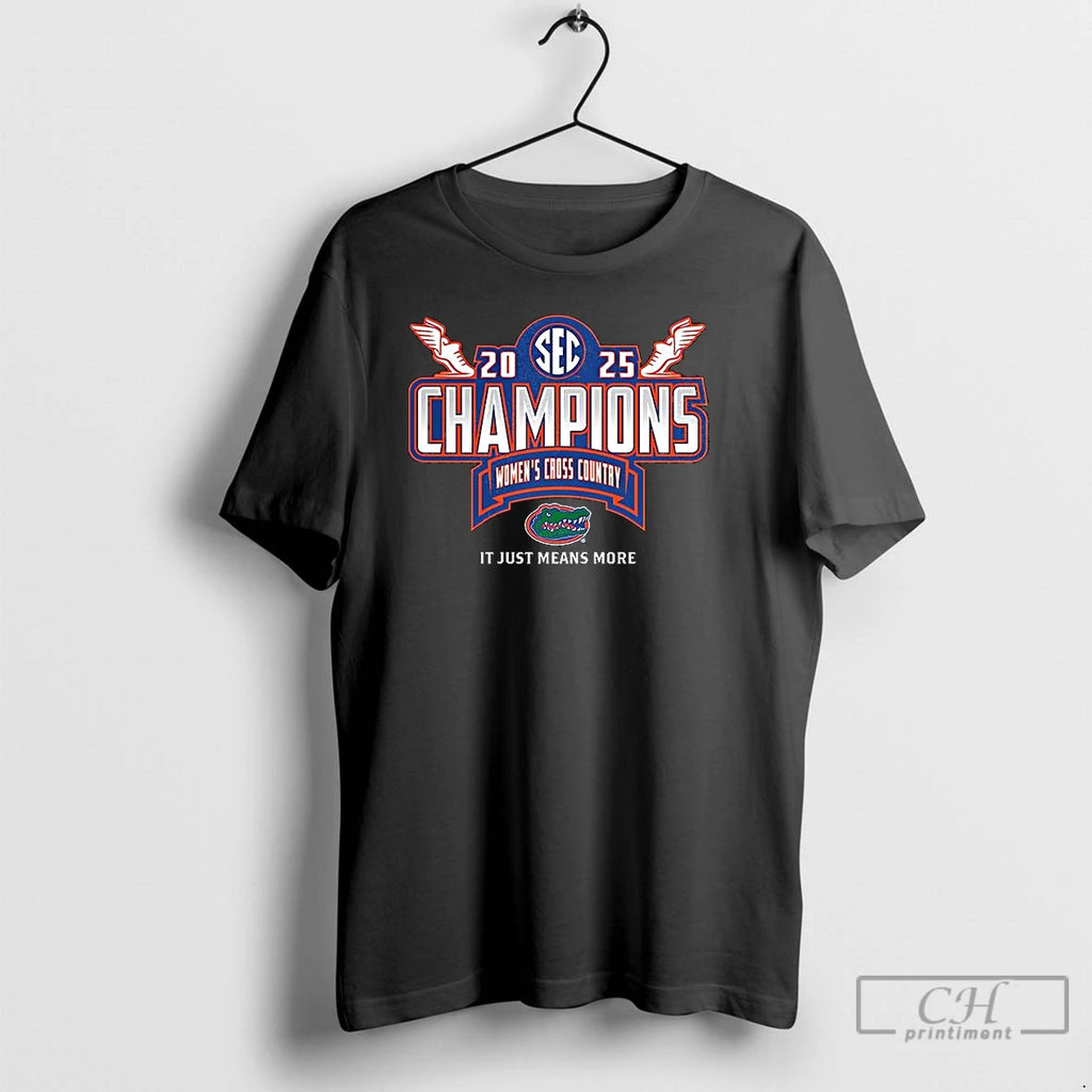 Classic Florida Gators 2025 Sec Womens Cross Country Conference Champions T Shirts Hoodie Sweatshirt | PurePodTees.com
