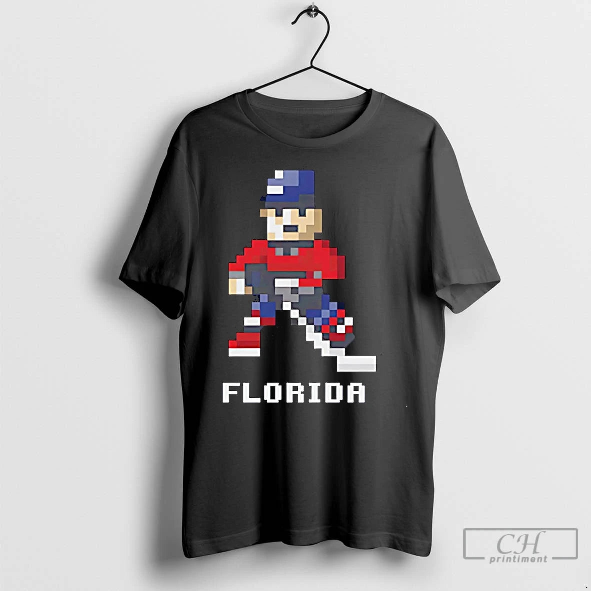 Classic Florida Panthers Hockey 8 Bit Christmas Shirt Hoodie Sweatshirt | PurePodTees.com