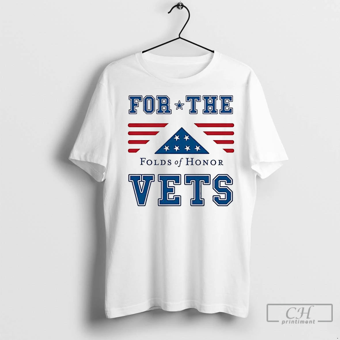 Classic For The Vets Folds Of Honor Flag Logo Shirt Hoodie Sweatshirt | PurePodTees.com