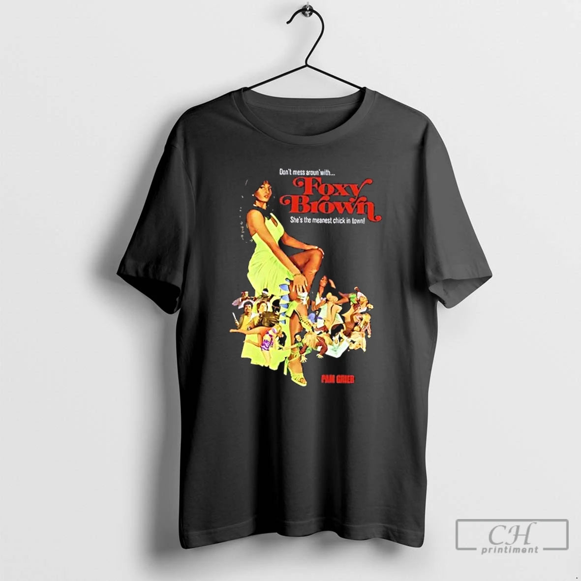 Classic Foxy Brown 1974 Pam Grier Antonio Fargas Shirt Hoodie Sweatshirt | PurePodTees.com