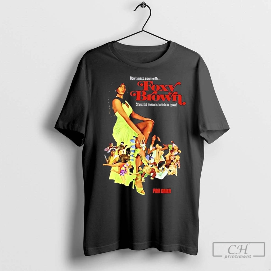 Classic Foxy Brown 1974 Pam Grier Antonio Fargas Vintage Shirt Hoodie Sweatshirt | PurePodTees.com