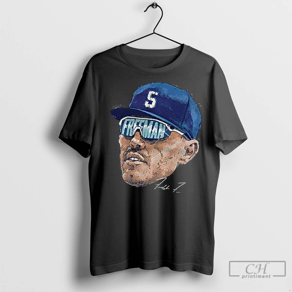 Classic Freddie Freeman Big Face Los Angeles Dodgers Mlb Baseball World Series 2025 Signature Shirt Hoodie Sweatshirt