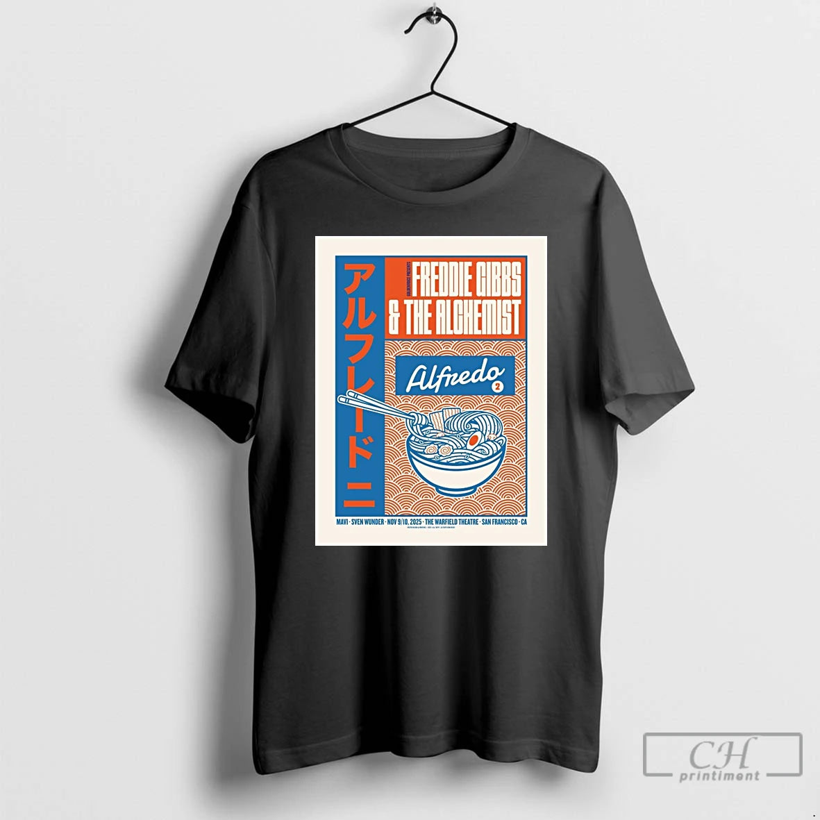 Classic Freddie Gibbs And The Alghemist Nov 9 10 2025 The Warfield Theatre San Francisco Shirt Hoodie Sweatshirt