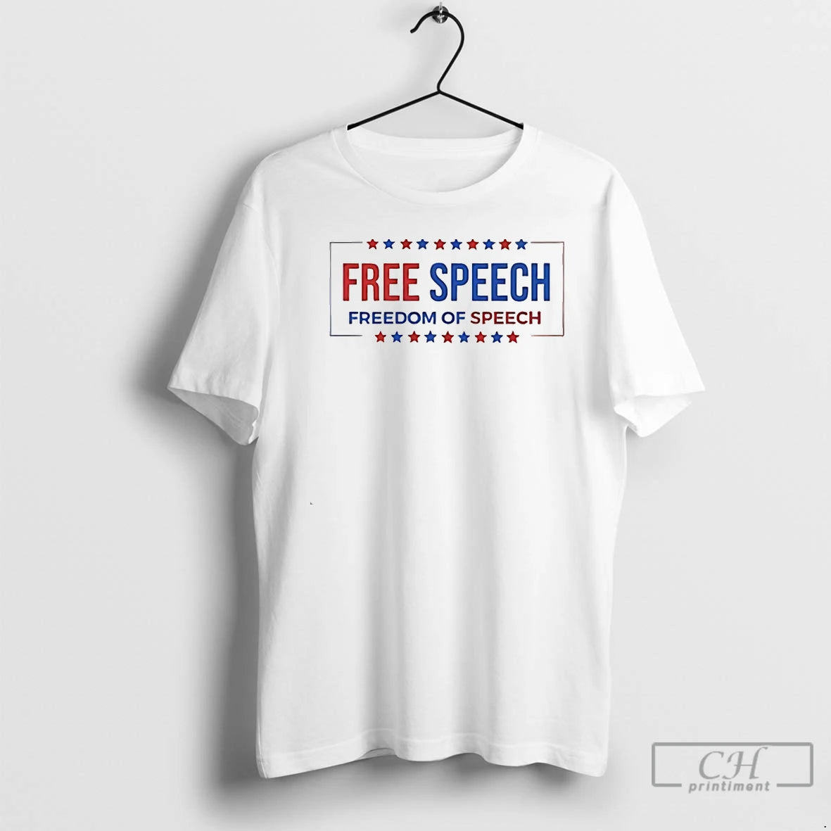 Classic Free Speech Freedom Of Speech Charlie Kirk White T Shirts Hoodie Sweatshirt | PurePodTees.com