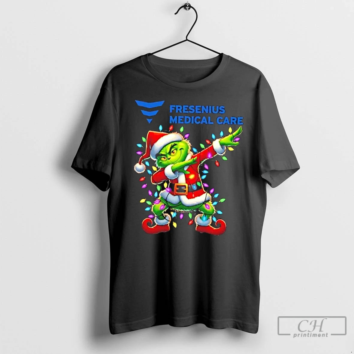 Classic Fresenius Medical Care X Grinch Dabbing Merry Christmas Shirt Hoodie Sweatshirt | PurePodTees.com
