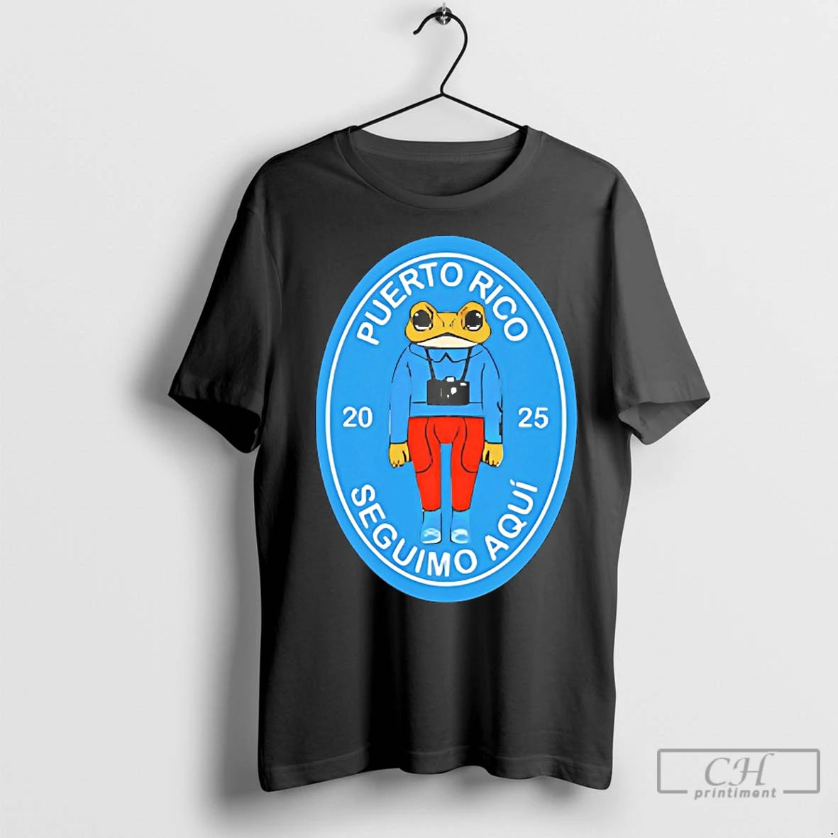Classic Frog Puerto Rico Seguimo Aqui 2025 Shirt Hoodie Sweatshirt | PurePodTees.com