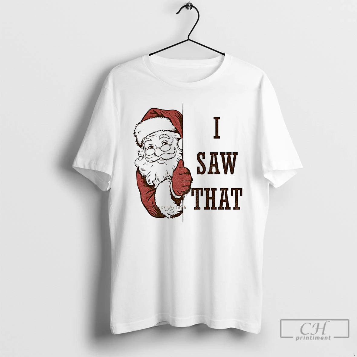 Classic Funny Retro Santa You Aint Gettin Shit Christmas Shirt Hoodie Sweatshirt | PurePodTees.com