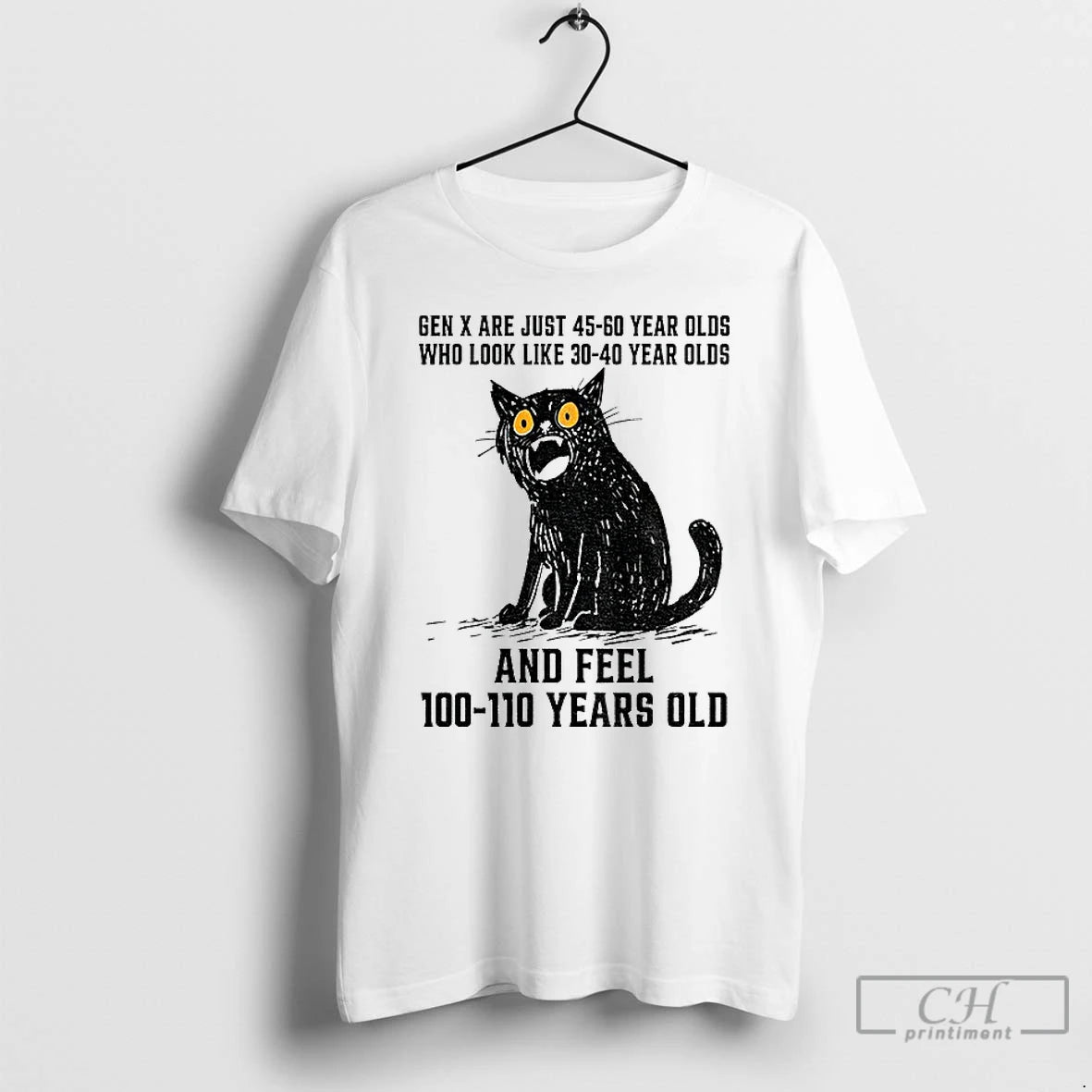 Classic Funny Cat Gen X Are Just 45 60 Year Olds Who Look Like 30 Shirt Hoodie Sweatshirt | PurePodTees.com