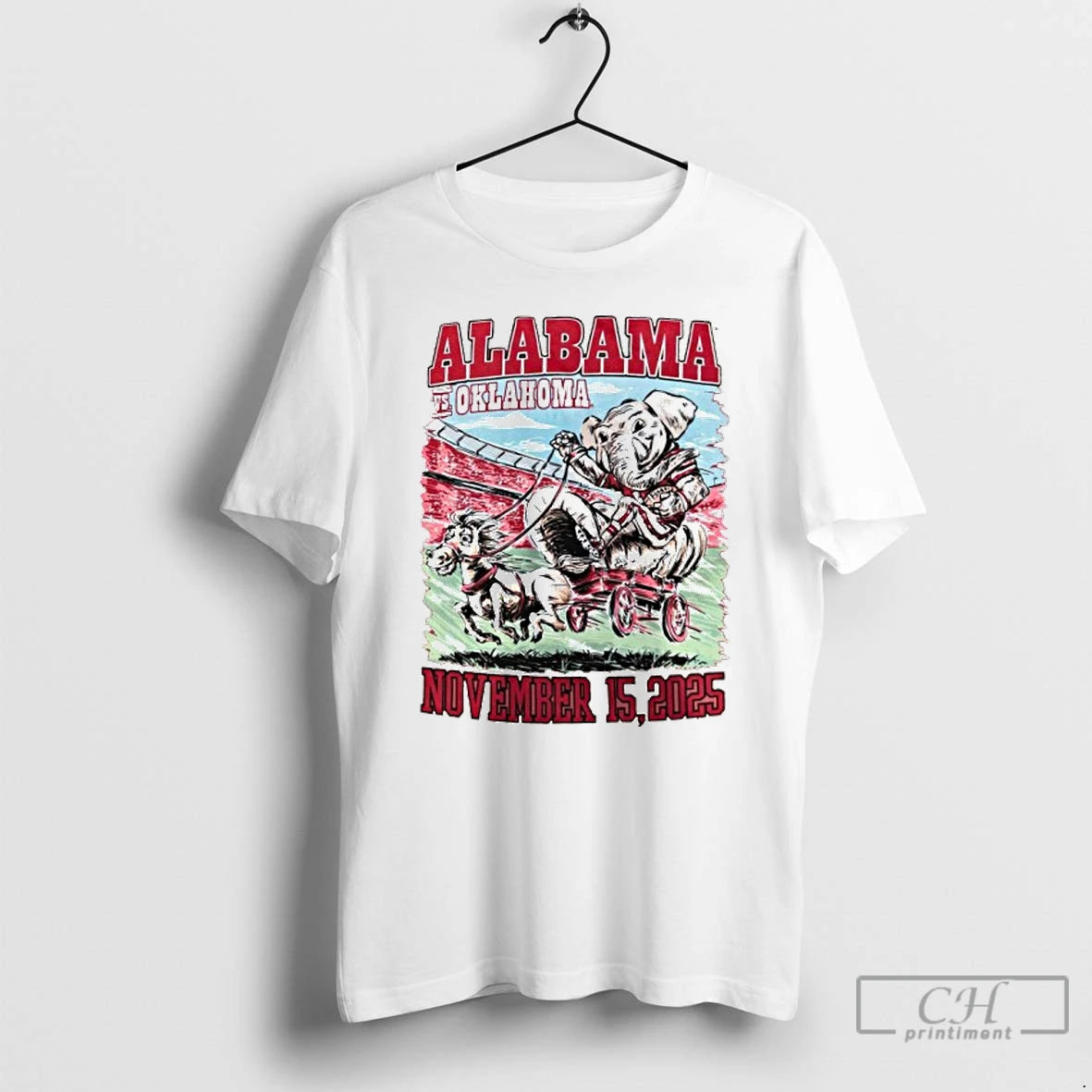Classic Gameday Alabama Vs Oklahoma 2025 Rivalry Shirt Hoodie Sweatshirt | PurePodTees.com