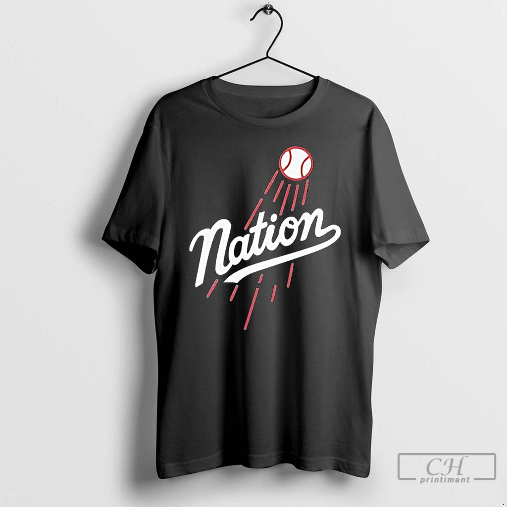 Classic Gearup Los Angeles Dodgers Nation Logo T Shirts Hoodie Sweatshirt | PurePodTees.com