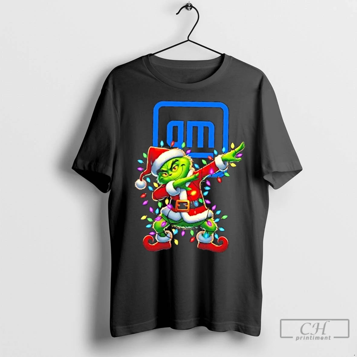 Classic General Motors X Grinch Dabbing Merry Christmas Shirt Hoodie Sweatshirt | PurePodTees.com