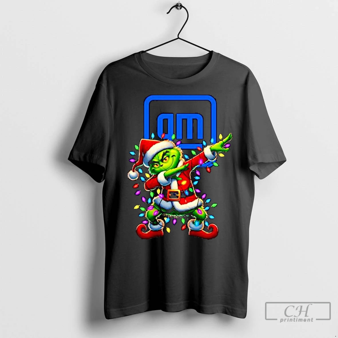 Classic General Motors X Grinch Dabbing Merry Christmas Ornaments Shirt Hoodie Sweatshirt | PurePodTees.com