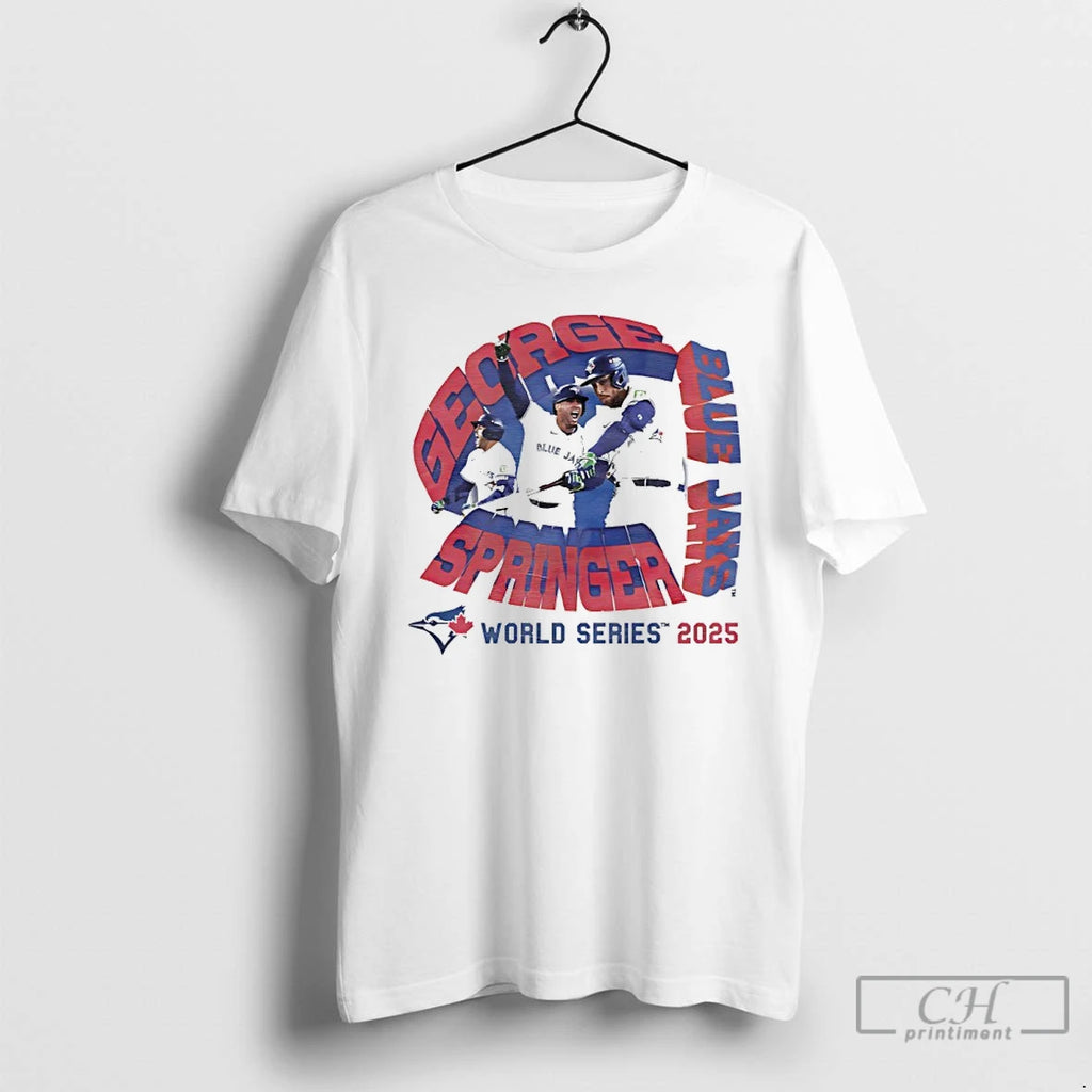 Classic George Springer Homerun Toronto Blue Jays World Series 2025 T Shirts Hoodie Sweatshirt | PurePodTees.com
