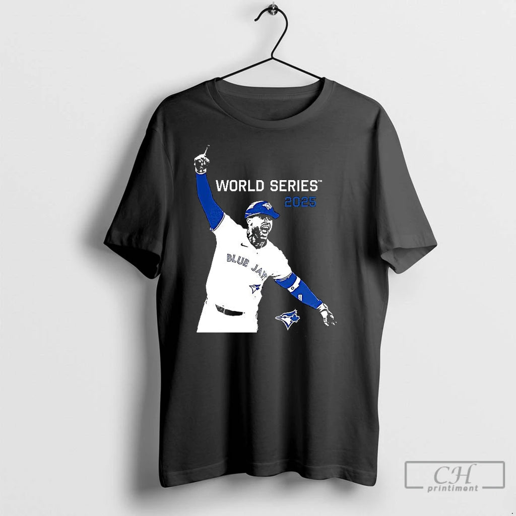 Classic George Springer Toronto Blue Jays Mbl World Series 2025 Player Graphic Shirt Hoodie Sweatshirt | PurePodTees.com