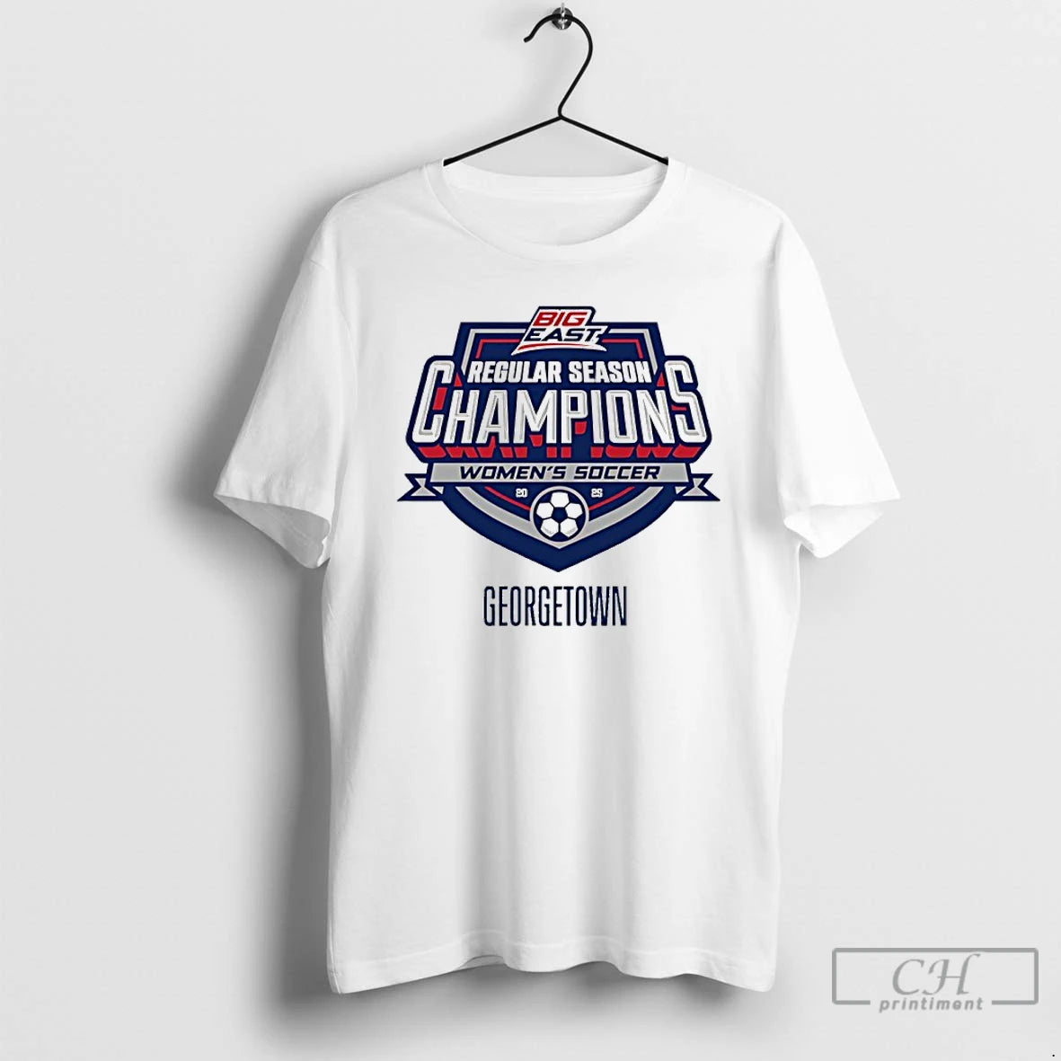 Classic Georgetown Womens Soccer 2025 Regular Season Champions T Shirts Hoodie Sweatshirt | PurePodTees.com