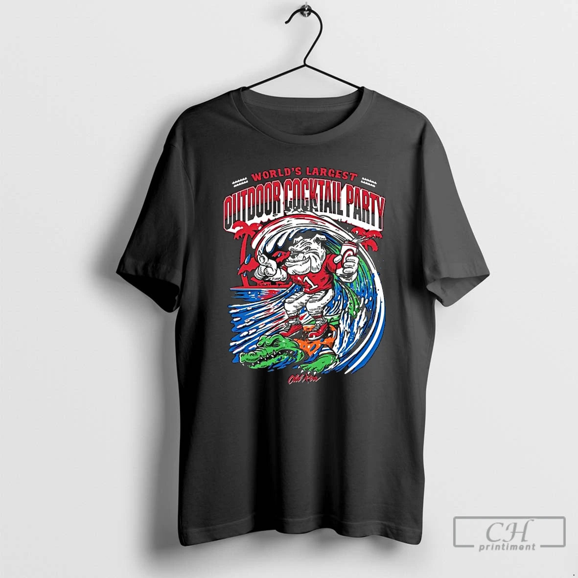 Classic Georgia Bulldogs Beat Florida Gators Worlds Largest Outdoor Cocktail Party 2025 Long Sleve Shirt Hoodie Sweatshirt