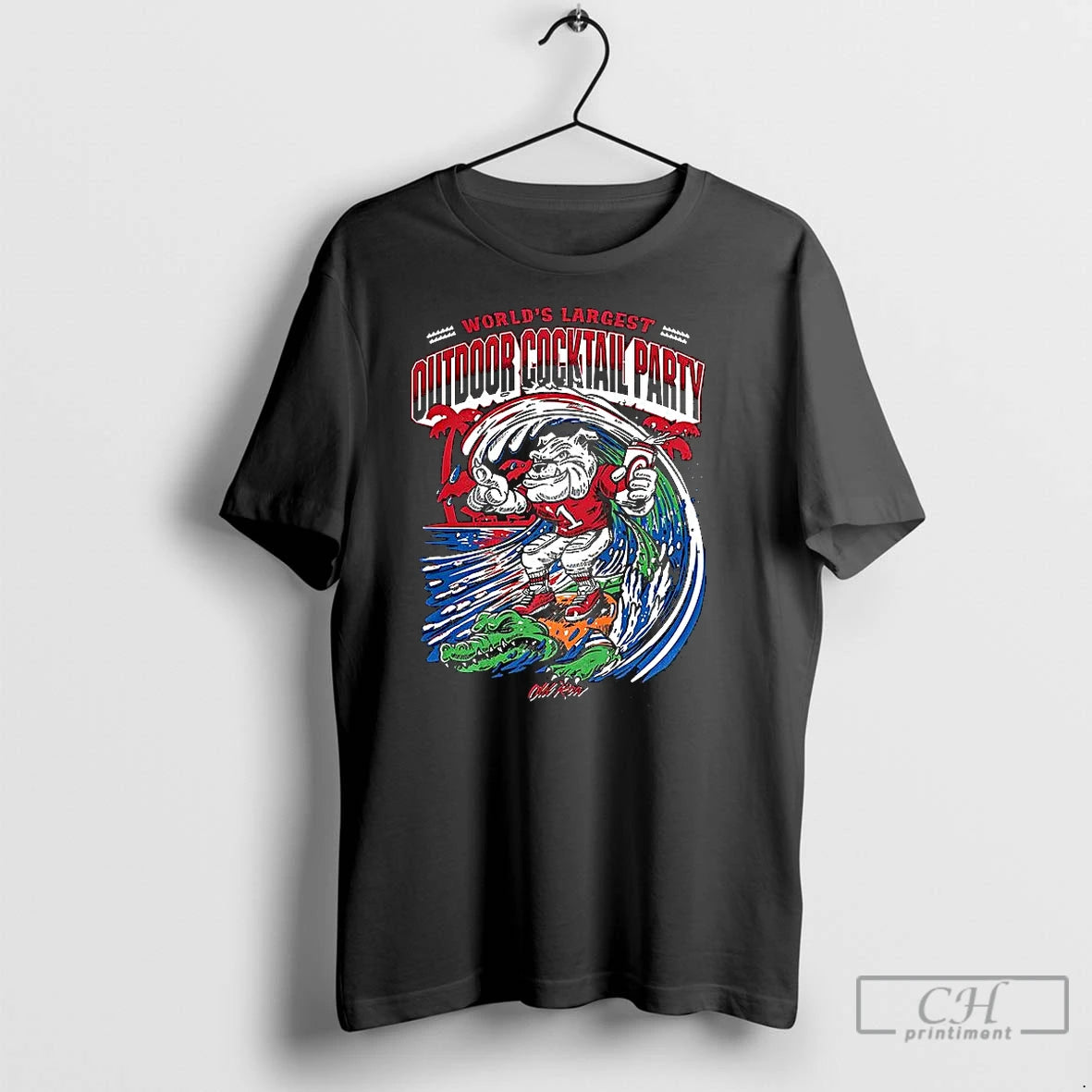 Classic Georgia Bulldogs Vs Florida Gators Worlds Largest Outdoor Cocktail Party Mascot Shirt Hoodie Sweatshirt