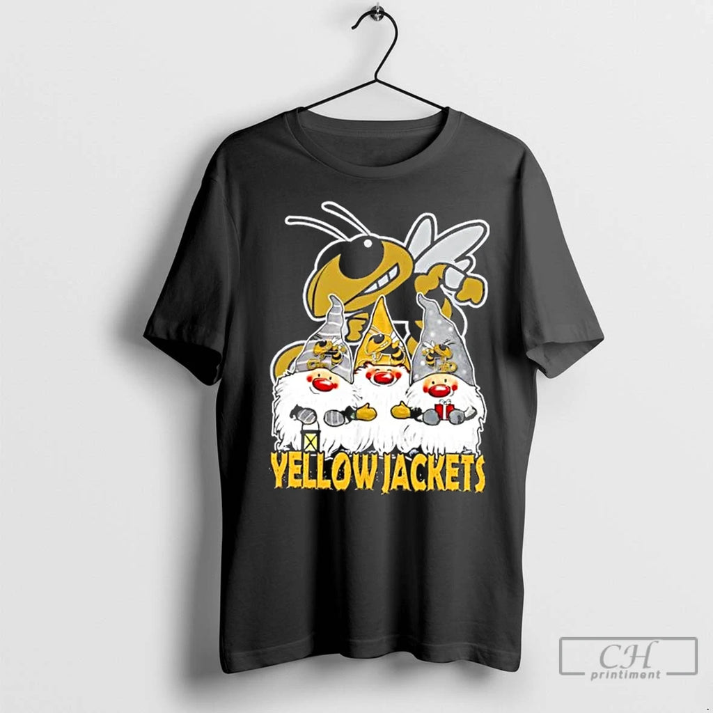 Classic Georgia Tech Yellow Jackets X Gnomes Xmas Christmas Shirt Hoodie Sweatshirt | PurePodTees.com