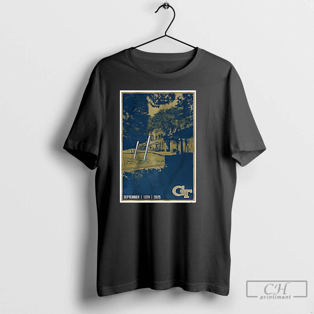 Classic Georgia Tech Yellow Football The Goalposts Have Left The Building Image 2025 T Shirts Hoodie Sweatshirt