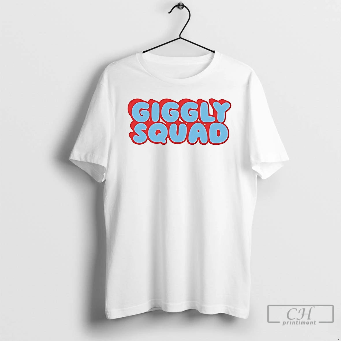Classic Giggly Squad Bubble Logo T Shirts Hoodie Sweatshirt | PurePodTees.com
