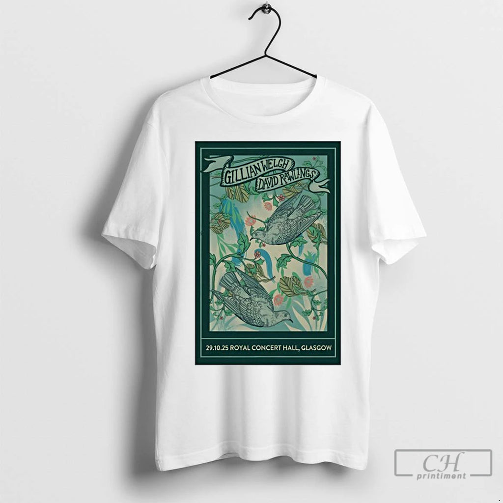 Classic Gillian Welch Concert Glasgow Uk 2025 Shirt Hoodie Sweatshirt | PurePodTees.com