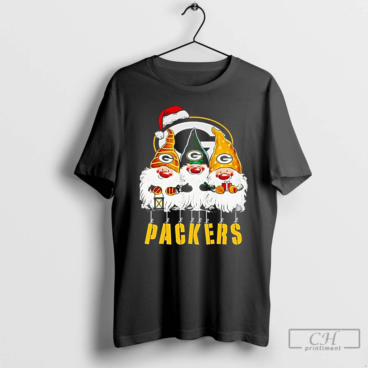 Classic Gnomes Green Bay Packers Merry Christmas Shirt Hoodie Sweatshirt | PurePodTees.com