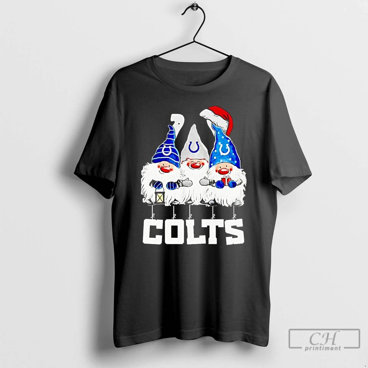 Classic Gnomes Indianapolis Colts Merry Christmas Shirt Hoodie Sweatshirt | PurePodTees.com