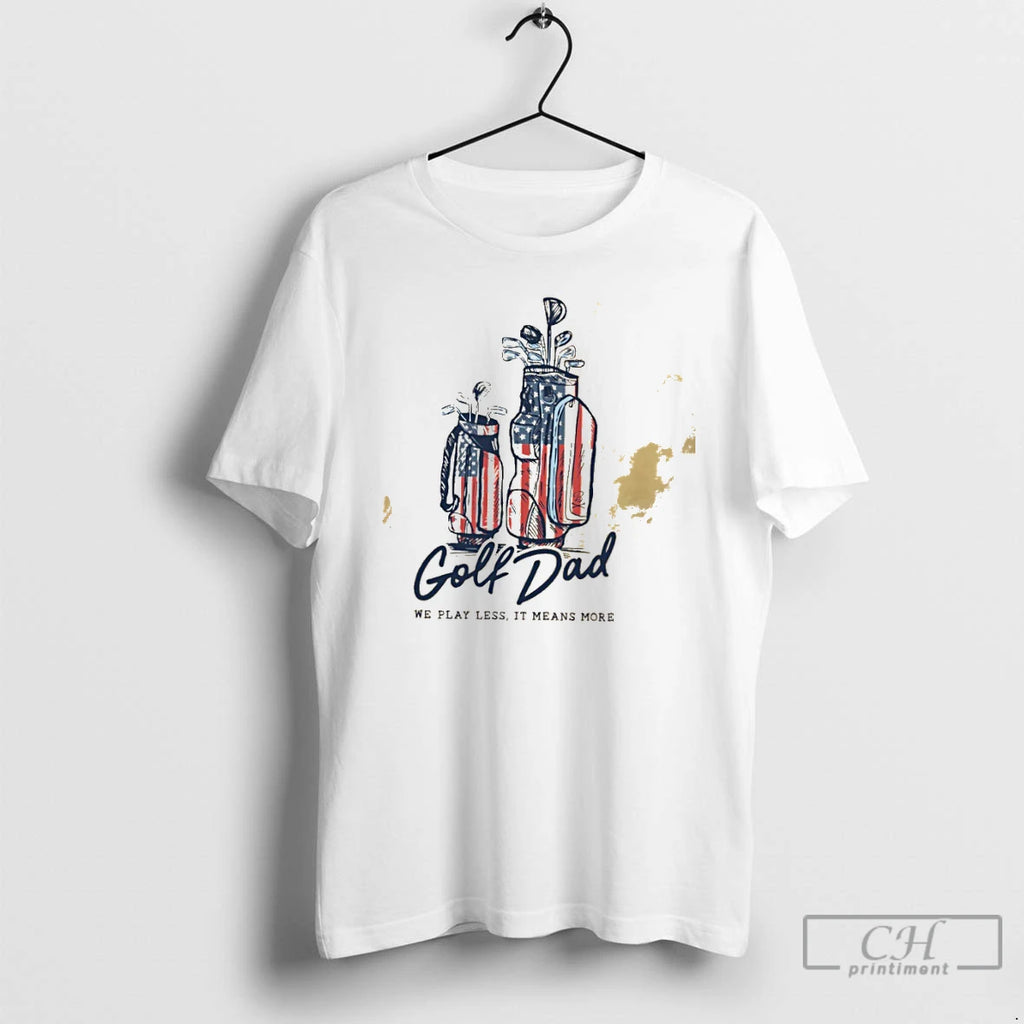 Classic Golf Dad Bags Usa We Play Less It Means More