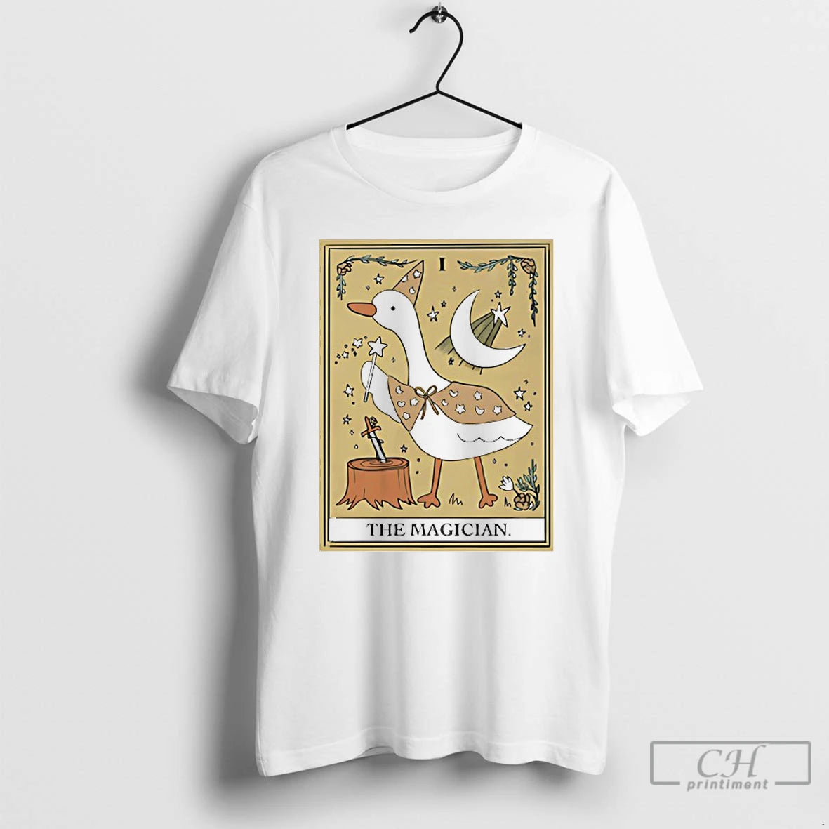 Classic Goose Tarot Card The Magician Shirt Hoodie Sweatshirt | PurePodTees.com